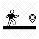 Gehweg Symbol