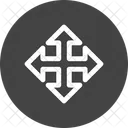 Weg Richtung Pfeil Symbol