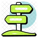 Wegweiser Pfeile Richtung Symbol