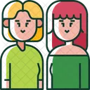 Weibliche Eltern Eltern Frau Icon