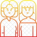 Weibliche Eltern  Symbol