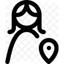 Weibliche Lage  Symbol