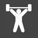 Weight Lifting Person Icon