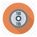 Weight Kg Plate Icon