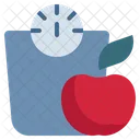 Weight Loss Apple Icon
