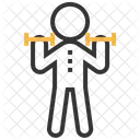 Weight Training Dumbbells Icon