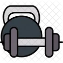 Weight Bar Bench Press Icon