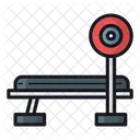 Weight Bench Gym Bench Workout Icon