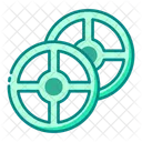 Weight Barbell Plate Strength Training Icon