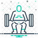 Weight Powerlifting Gym Icon