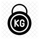 Kg Weight Gym Icon