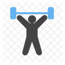 Weight Lifting Person Icon