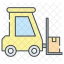 Weight Lifter Lifter Truck Icon
