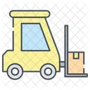 Weight Lifter Lifter Truck Icon