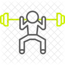 Weight Lifting Fitness Gym Icon