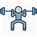 Weight Lifting Fitness Gym Icon