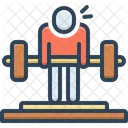 Weight Lifting Gym Exercise Icon