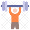 Weight Lifting Weightlift Training Icon