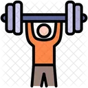 Weight Lifting Weightlift Training Icon