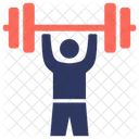 Weight Lifting Weightlift Training Icon