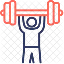 Weight Lifting Weightlift Training Icon