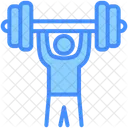 Weight Lifting Weightlift Training Icon