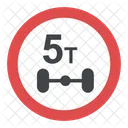 Weight Limit Axle Icon