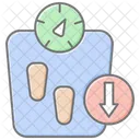 Weight Loss Lineal Color Icon Icon