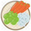 Round Gourd Carrot Icon