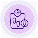 Weight Loss Line Icon Icon