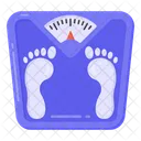 Weight Scale Bathroom Scale Obesity Scale Icon
