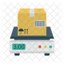 Weight Machine Delivery Parcel Icon