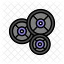 Weight Plates Fitness Icon