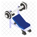 Smith Machine Seat Exercising Icon