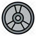 Weight Plate Gym Weight Plates Icon