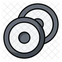 Weight plates  Icon