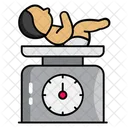 Weight Scale Baby Scale Growth Monitoring Icon