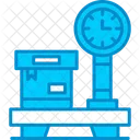 Weight Scale Measuring Package Icon