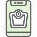 Weight Scale App Fitness Measure Icon