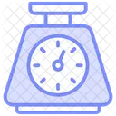 Weight Scale Duotone Line Icon Icône