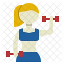 Weight Training Body Icon