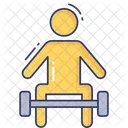 Weightlifter Exercise Avatar Icon