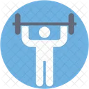 Weightlifting Bodybuilder Gym Icon