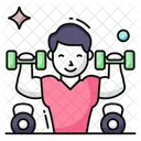 Weightlifting Powerlifting Strong Muscle Icon