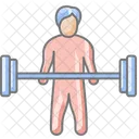 Weightlifting Strength Training Powerlifting Icon