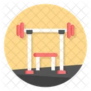 Weightlifting Weight Bars Icon