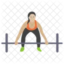 Weightlifting Bodybuilding Athlete Icon