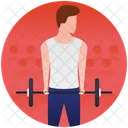 Weightlifting Olympics Game Bodybuilding Icon