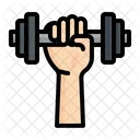 Weightlifting Fitness Gym Icon