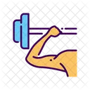 Weightlifting Bicep Dumbbell Icon